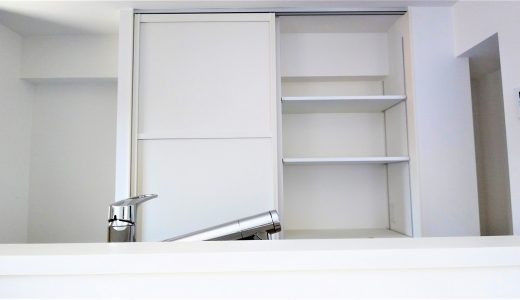 マンションリフォームの収納棚